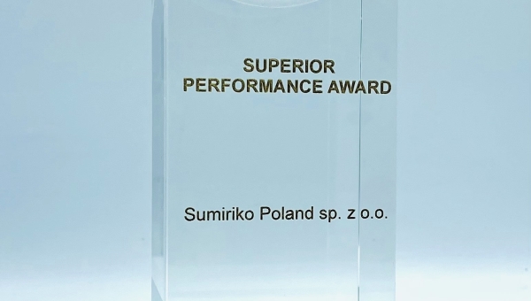 SumiRiko Poland zwycięzcą "Superior Performance Award" TME